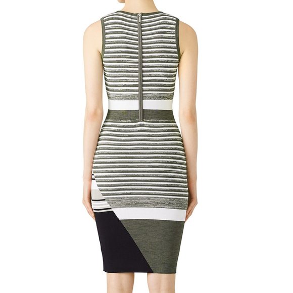 REVOLVE Striped Green and Black Dress - Picture 2 of 11